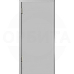 Маятниковая дверь пластиковая гладкая Kapelli Classic светло серый RAL 7035